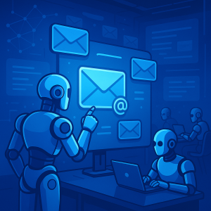 انشاء ثلاثة ايميلات بزنس